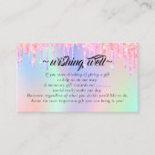 のエレガントグリッターが元気を望んで結婚いる エンクロージャーカード (正面)