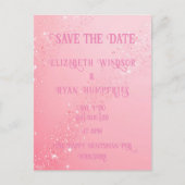 のエレガントグリーンスパークル結婚デザイン ポストカード (正面)