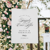 のエレガントサインの後で楽し結婚く ポスター