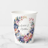 のエレガントフローラ結婚リース 紙コップ (裏面)