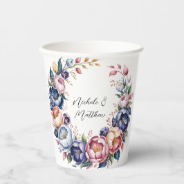 のエレガントフローラ結婚リース 紙コップ