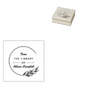 ～のエレガント図書室からカスタムの&シックな ラバースタンプ (押印)