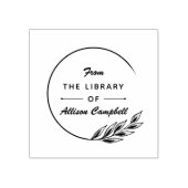 ～のエレガント図書室からカスタムの&シックな ラバースタンプ (インプリント)