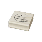 ～のエレガント図書室からカスタムの&シックな ラバースタンプ (スタンプ)