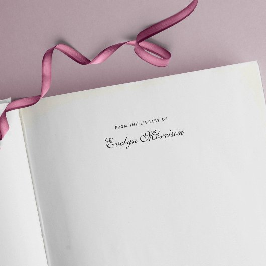 ～のエレガント図書館から脚本を書く セルフインキングスタンプ