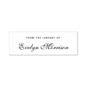 ～のエレガント図書館から脚本を書く セルフインキングスタンプ (デザイン)