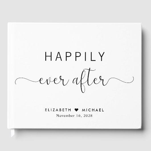 のエレガント後ずっと楽し結婚く ゲストブック (正面)