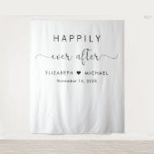 のエレガント後ずっと楽し結婚く タペストリー (正面)