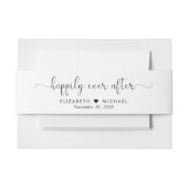 のエレガント後ずっと楽し結婚く 招待状ベリーバンド (正面例)