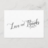 のエレガント贈り物に関す結婚る脚本 エンクロージャーカード (裏面)