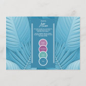 のエンク結婚ロージャカラーパレットフォトカード エンクロージャーカード (裏面)