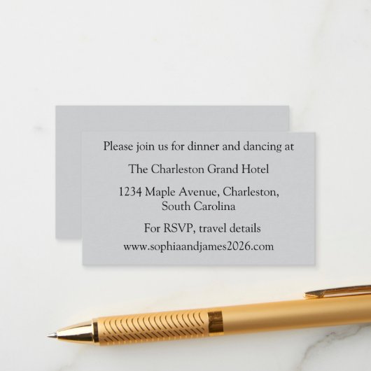 のエンク結婚ロージャカード エンクロージャーカード (正面/裏面インサイチュ)