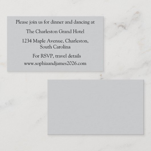 のエンク結婚ロージャカード エンクロージャーカード (正面/裏面)