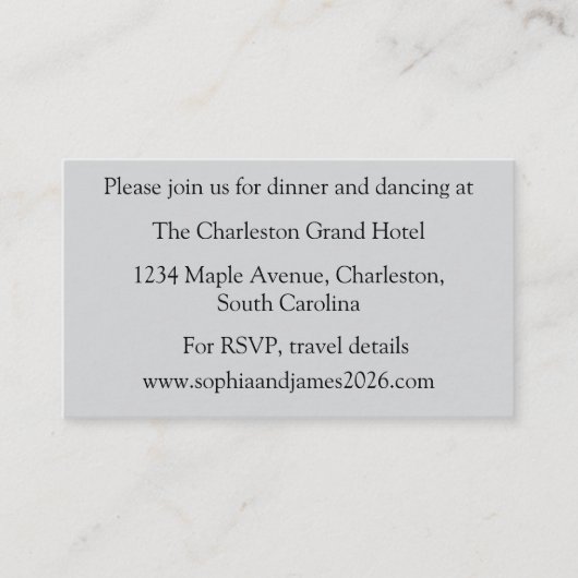 のエンク結婚ロージャカード エンクロージャーカード (正面)