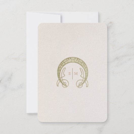 のエンク結婚ロージャ情報ヴィンテージアールヌーボーミュシャ 招待状 (裏面)