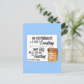 のエンターテイメントほど安い読ものはない ポストカード (スタンド正面)