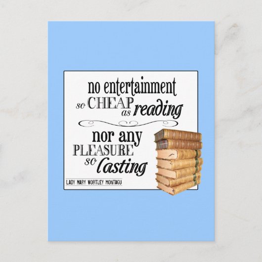 のエンターテイメントほど安い読ものはない ポストカード (正面)