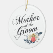 |のオーナメントを結婚している新郎の母 セラミックオーナメント (左)