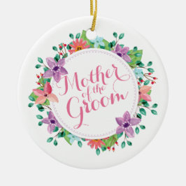 |のオーナメントを結婚している新郎の母 セラミックオーナメント