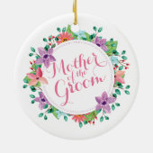 |のオーナメントを結婚している新郎の母 セラミックオーナメント (裏面)