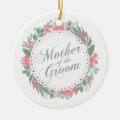 |のオーナメントを結婚している新郎の母 セラミックオーナメント (正面)