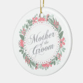 |のオーナメントを結婚している新郎の母 セラミックオーナメント (左)