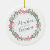 |のオーナメントを結婚している新郎の母 セラミックオーナメント (裏面)