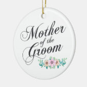 |のオーナメントを結婚している新郎の母 セラミックオーナメント (左)