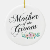 |のオーナメントを結婚している新郎の母 セラミックオーナメント (裏面)