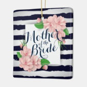 |のオーナメントを結婚している花嫁の夏の母 セラミックオーナメント (左)