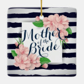 |のオーナメントを結婚している花嫁の夏の母 セラミックオーナメント (裏面)