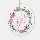 |のオーナメントを結婚している花嫁の母 セラミックオーナメント (左)