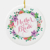 |のオーナメントを結婚している花嫁の母 セラミックオーナメント (裏面)