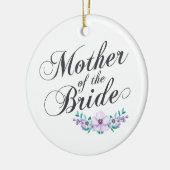|のオーナメントを結婚している花嫁の母 セラミックオーナメント (左)