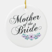 |のオーナメントを結婚している花嫁の母 セラミックオーナメント (裏面)