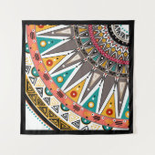 のオーナメント民族 タペストリー (正面(横))