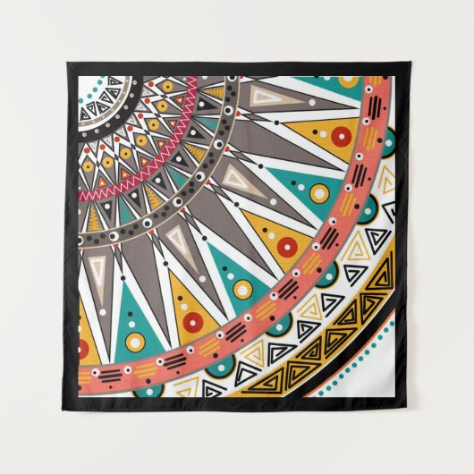 のオーナメント民族 タペストリー (正面)