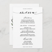 のカスタマイズクラシック可能なワイドディナーメニュー メニュー (正面/裏面)