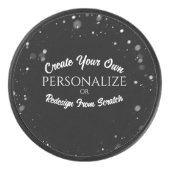 のカスタム作成パーソナライズされた アイスホッケーパック (正面)