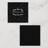 のカスタム作成パーソナライズされた スクエア名刺 (正面/裏面)