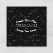 のカスタム作成パーソナライズされた スクエア名刺 (正面)