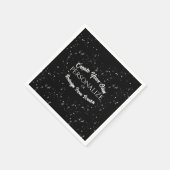 のカスタム作成パーソナライズされた スタンダードカクテルナプキン (角)