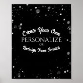 のカスタム作成パーソナライズされた ポスター (正面)