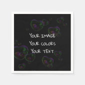 のカスタム作成 スタンダードカクテルナプキン (正面)