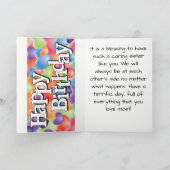 のカスタム兄弟姉妹用の気に カード (内部)