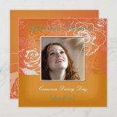 のカスタム卒業案内 招待状 (正面/裏面)