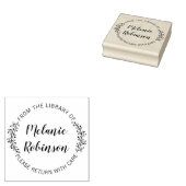 ～のカスタム図書室の植物館 ラバースタンプ (押印)