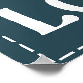 のカスタム招待状、結婚誕生日など ポスター (角)