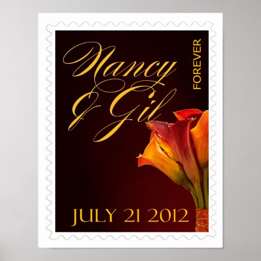 のカスタム永遠のポスタ結婚ー ポスター (正面)