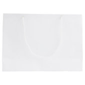 のカスタム結婚抱き枕MATTE LARGE 12.5" x 9" ラージペーパーバッグ (裏面)